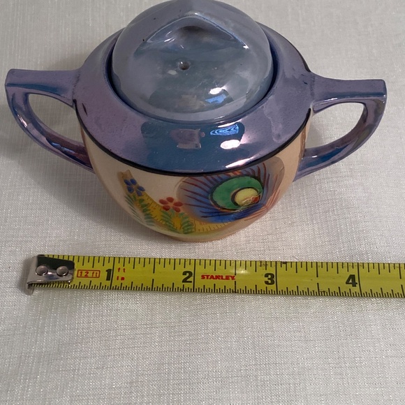 Vintage Lusterware Sugar Bowl - Picture 3 of 9